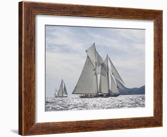 Serene Sail-Ben Wood-Framed Giclee Print