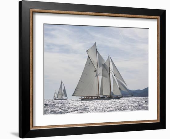 Serene Sail-Ben Wood-Framed Giclee Print