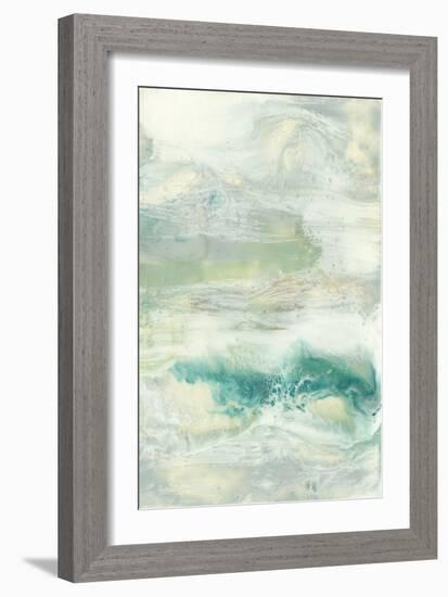 Serene Seafoam I-Jennifer Goldberger-Framed Art Print