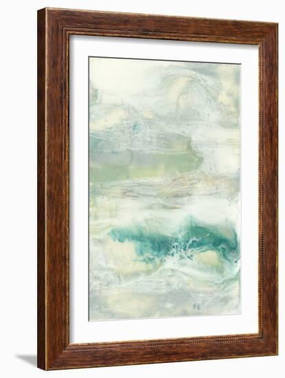 Serene Seafoam I-Jennifer Goldberger-Framed Art Print