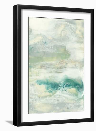 Serene Seafoam I-Jennifer Goldberger-Framed Art Print