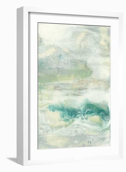 Serene Seafoam I-Jennifer Goldberger-Framed Art Print