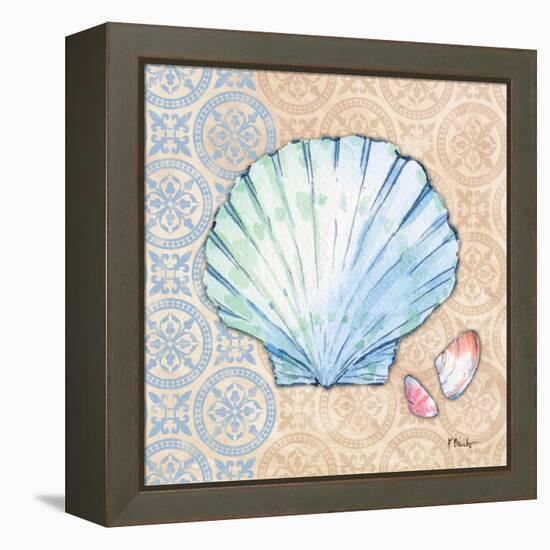 Serene Seashells I-Paul Brent-Framed Stretched Canvas