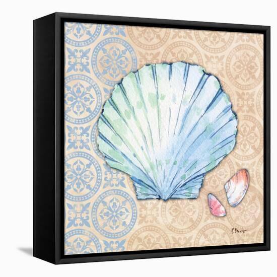 Serene Seashells I-Paul Brent-Framed Stretched Canvas