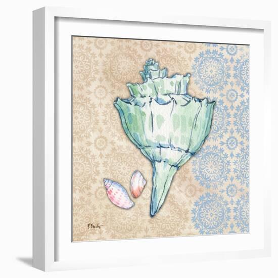 Serene Seashells IV-Paul Brent-Framed Art Print