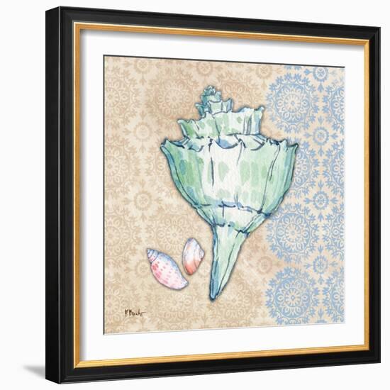 Serene Seashells IV-Paul Brent-Framed Art Print