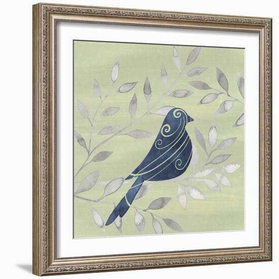 Serene Silhouette IV-Grace Popp-Framed Art Print