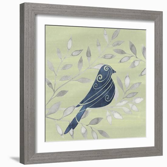 Serene Silhouette IV-Grace Popp-Framed Art Print