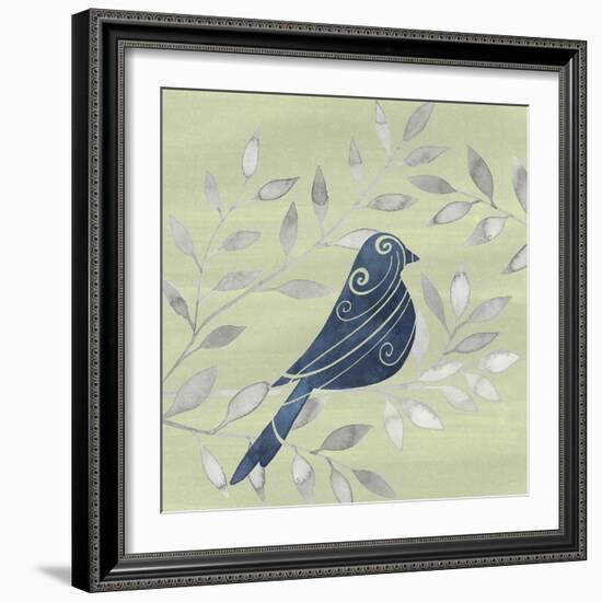 Serene Silhouette IV-Grace Popp-Framed Art Print