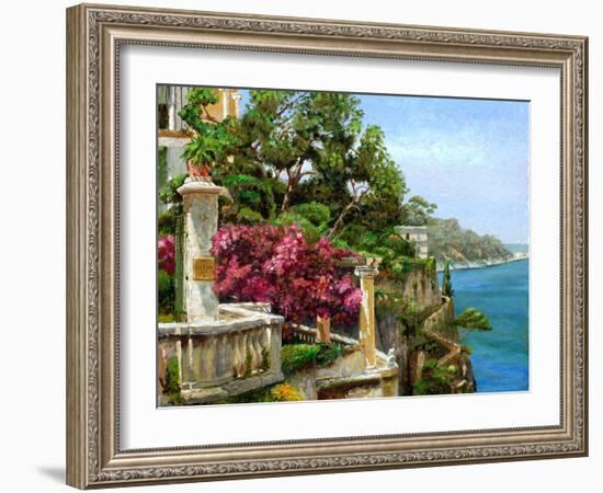 Serene Sorrento, 2006-Trevor Neal-Framed Giclee Print