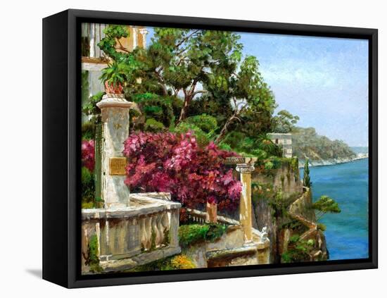 Serene Sorrento, 2006-Trevor Neal-Framed Premier Image Canvas