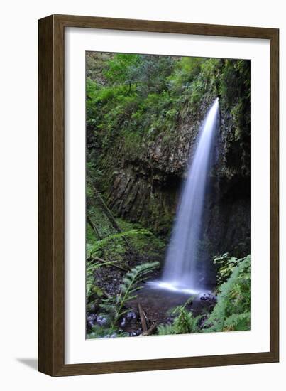 Serene Waterfall-Logan Thomas-Framed Photographic Print