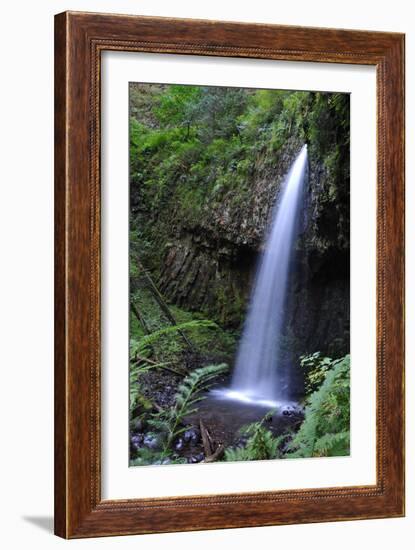 Serene Waterfall-Logan Thomas-Framed Photographic Print