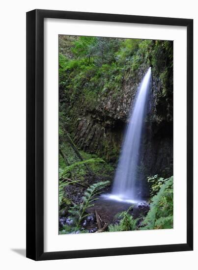 Serene Waterfall-Logan Thomas-Framed Photographic Print