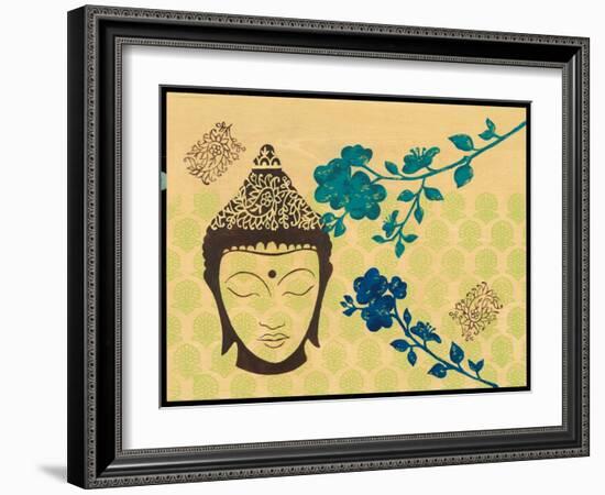 Serene-Bella Dos Santos-Framed Art Print