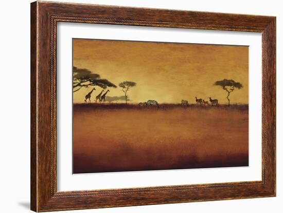 Serengeti I-Tandi Venter-Framed Art Print