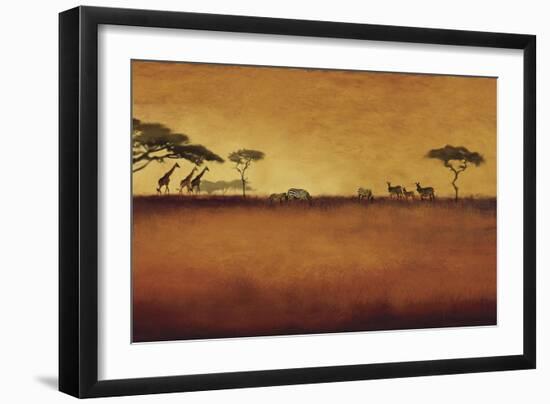 Serengeti I-Tandi Venter-Framed Art Print