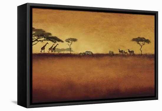 Serengeti I-Tandi Venter-Framed Stretched Canvas