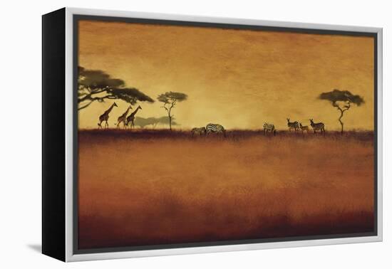 Serengeti I-Tandi Venter-Framed Stretched Canvas