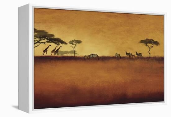 Serengeti I-Tandi Venter-Framed Stretched Canvas