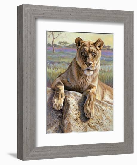 Serengeti Lioness-Kalon Baughan-Framed Giclee Print