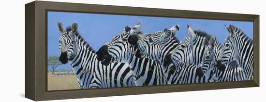 Serengeti Serenade-Durwood Coffey-Framed Premier Image Canvas