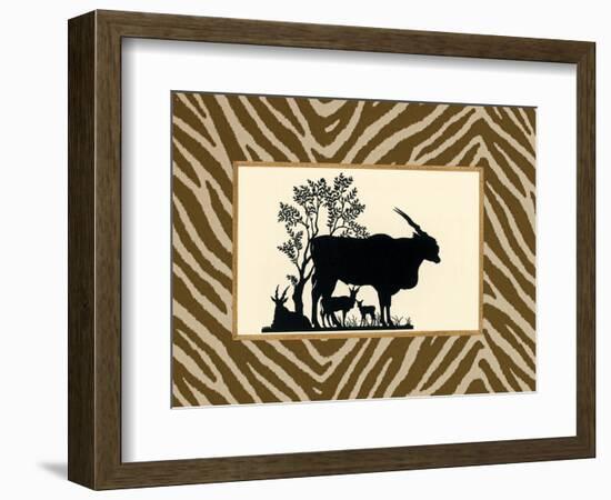 Serengeti Silhouette I-Sarah Chilton-Framed Premium Giclee Print