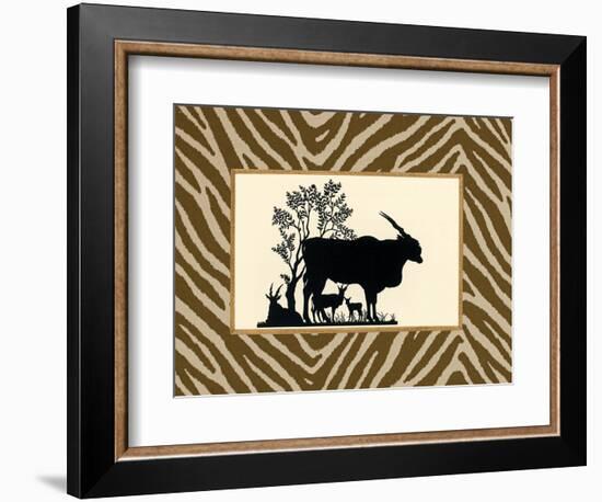 Serengeti Silhouette I-Sarah Chilton-Framed Premium Giclee Print