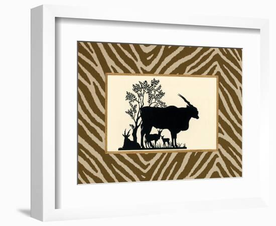 Serengeti Silhouette I-Sarah Chilton-Framed Premium Giclee Print