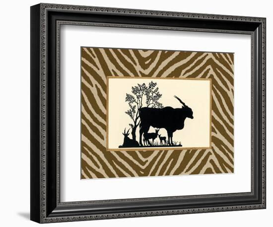 Serengeti Silhouette I-Sarah Chilton-Framed Premium Giclee Print