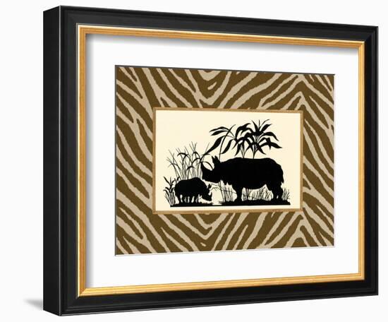 Serengeti Silhouette II-Sarah Chilton-Framed Premium Giclee Print