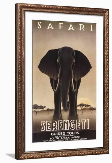 Serengeti-Steve Forney-Framed Art Print