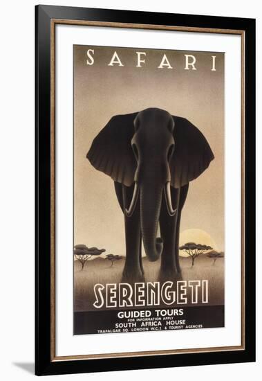 Serengeti-Steve Forney-Framed Art Print