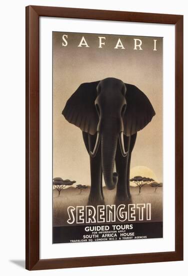 Serengeti-Steve Forney-Framed Art Print