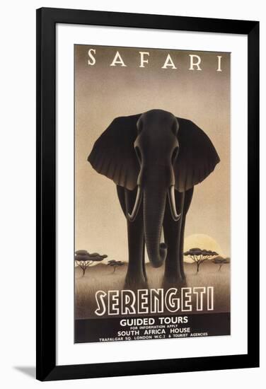 Serengeti-Steve Forney-Framed Art Print