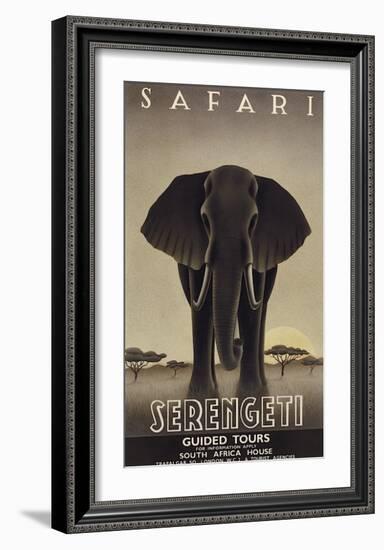 Serengeti-Steve Forney-Framed Giclee Print