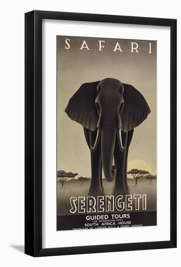 Serengeti-Steve Forney-Framed Giclee Print