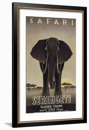 Serengeti-Steve Forney-Framed Giclee Print