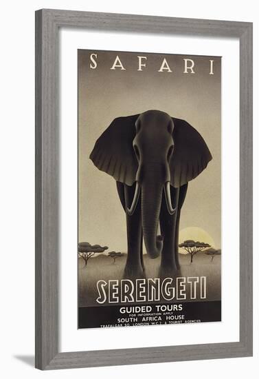 Serengeti-Steve Forney-Framed Giclee Print