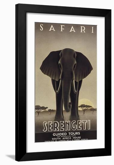 Serengeti-Steve Forney-Framed Giclee Print