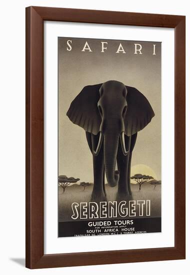 Serengeti-Steve Forney-Framed Giclee Print