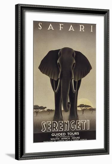 Serengeti-Steve Forney-Framed Giclee Print