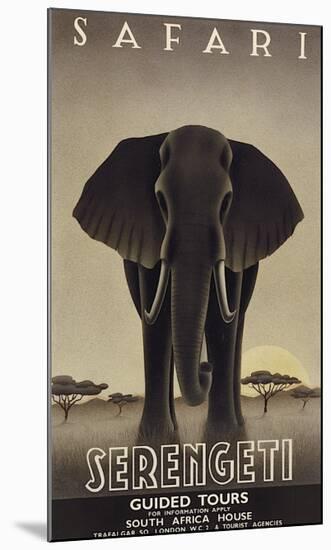 Serengeti-Steve Forney-Mounted Giclee Print