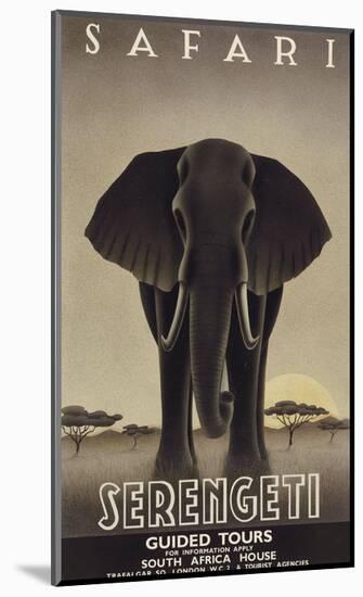 Serengeti-Steve Forney-Mounted Art Print