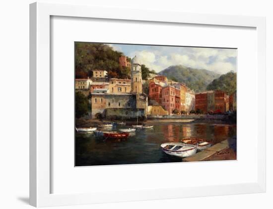 Serenity At Harbor-Catano-Framed Art Print