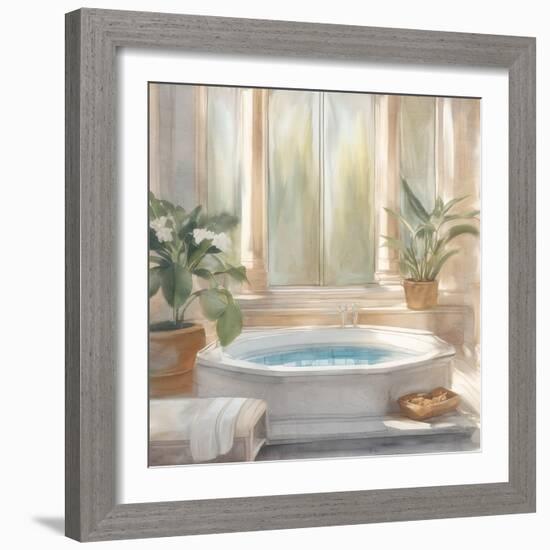 Serenity Bath 2-Kimberly Allen-Framed Art Print