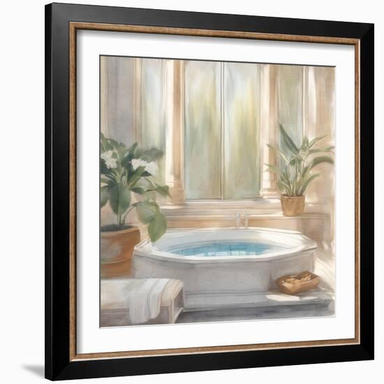 Serenity Bath 2-Kimberly Allen-Framed Art Print