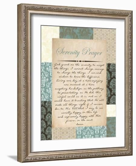 Serenity Blue-Taylor Greene-Framed Art Print