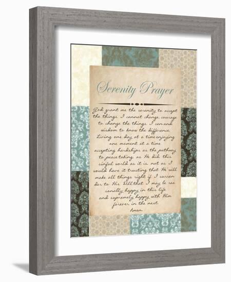 Serenity Blue-Taylor Greene-Framed Art Print