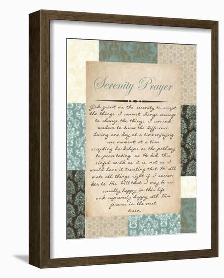 Serenity Blue-Taylor Greene-Framed Art Print